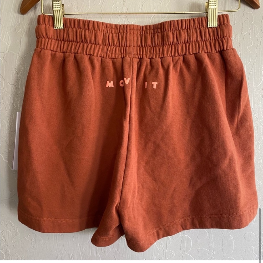 MOTHER Move It! Rust color cozy cotton shorts! NWT!! - Picture 2 of 9